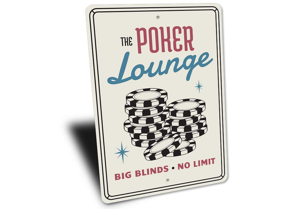 The Poker Lounge Sign