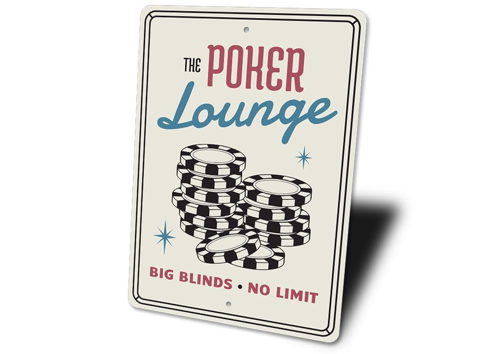 The Poker Lounge Sign