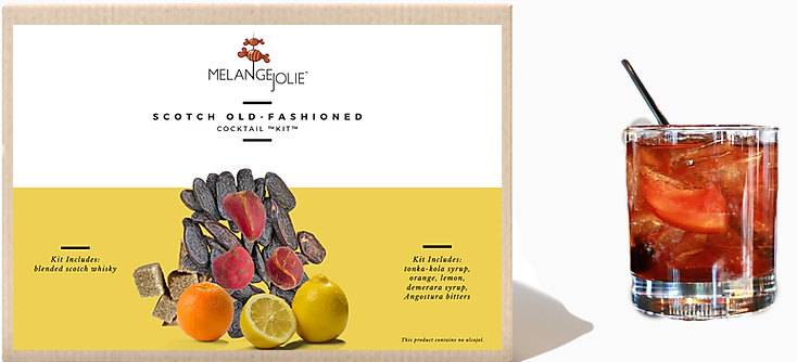 Mélange Jolie Scotch Old Fashioned Cocktail SipKit™ (Case of Six)